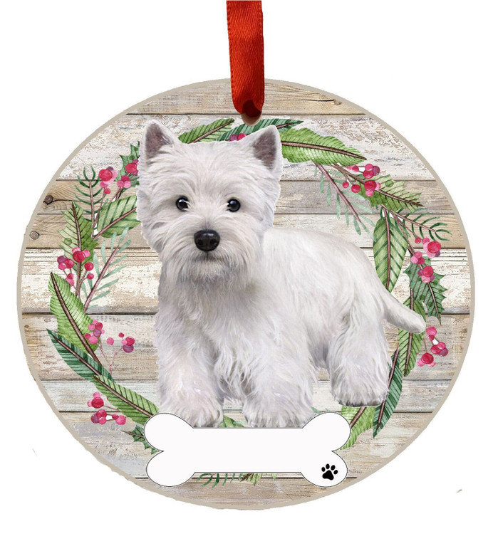 West Highland Terrier (Westie) Ceramic Ornament