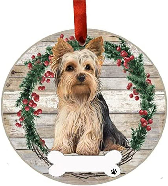 Yorkshire Terrier (Yorkie) Show Dog Ceramic Ornament