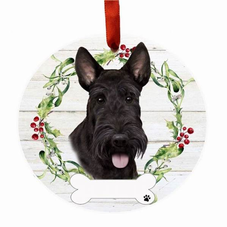 Scottish Terrier (Scottie) Ceramic Ornament