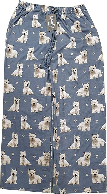 West Highland Terrier (Westie) Unisex PJ Pants