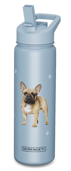 French Bulldog (Frenchie) Serengeti Water Bottle - Decadent Dogs
