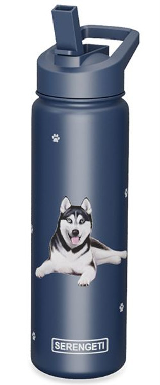 Siberian Husky Serengeti Water Bottle

