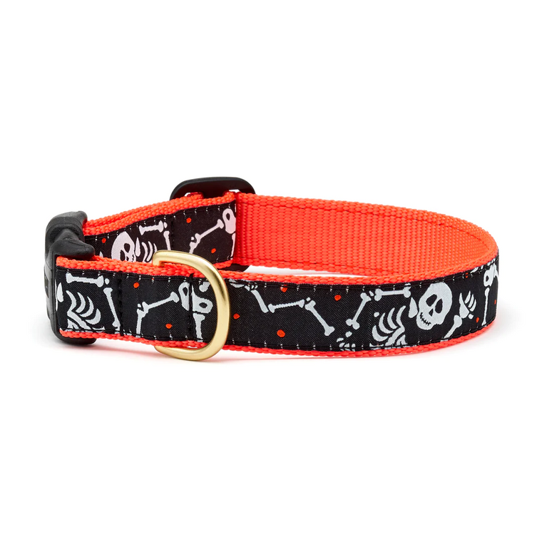 Halloween Bone Jangles Collars and Leashes for Dogs