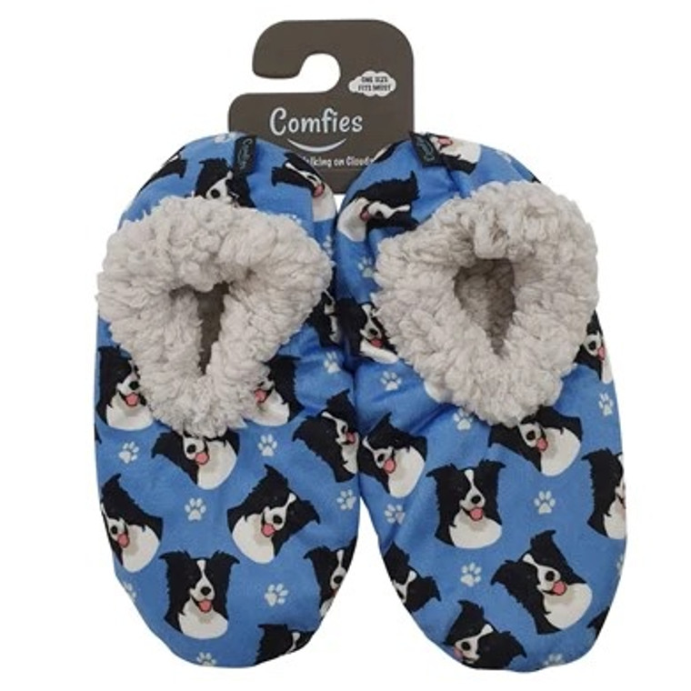 Border Collie Comfies Slippers