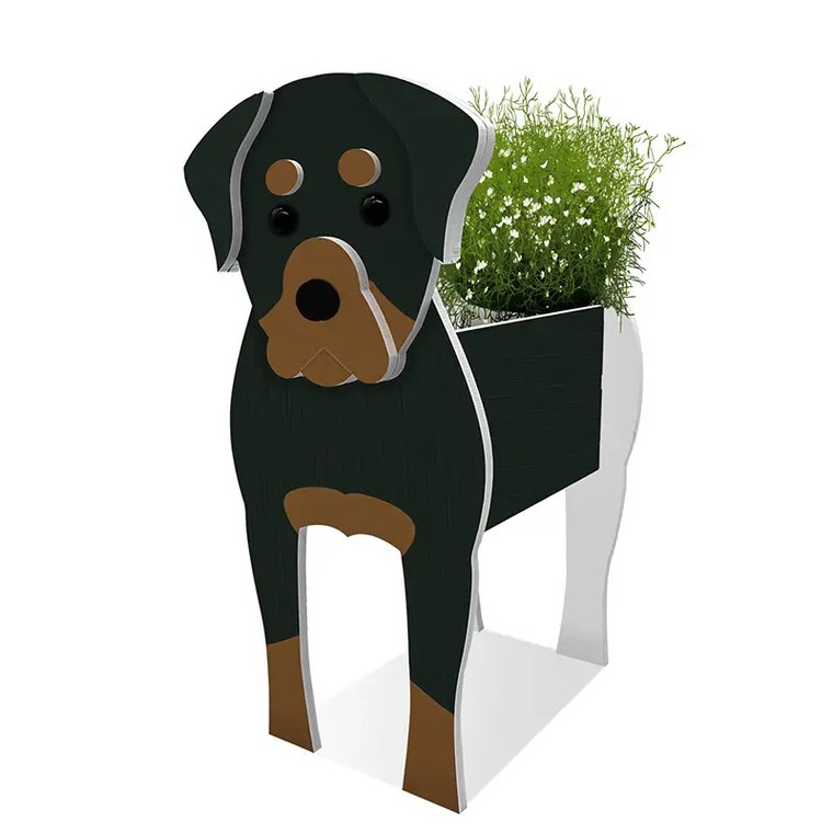 Rottweiler (Rottie) Dog Planter