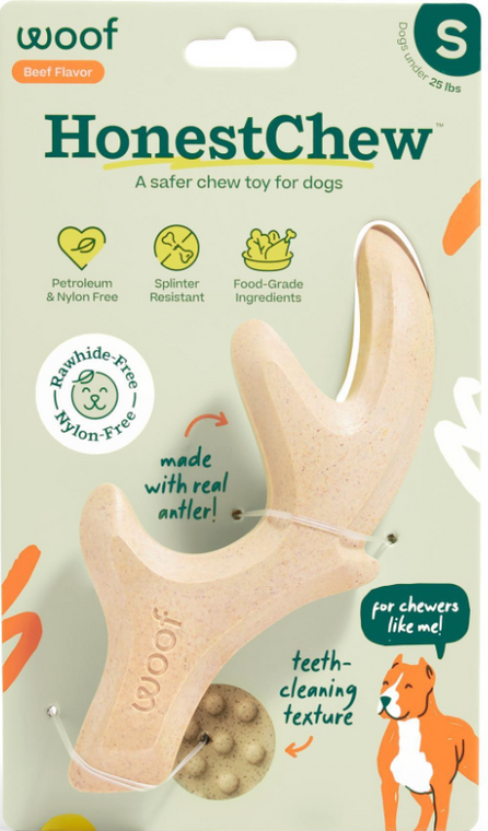 The Antler Honest Chew comes in 3 sizes