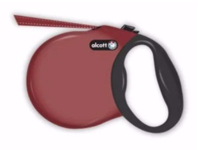 ALCOTT 10 FT DOG XSM RED ADVENTURE RETRACTABLE LEASH