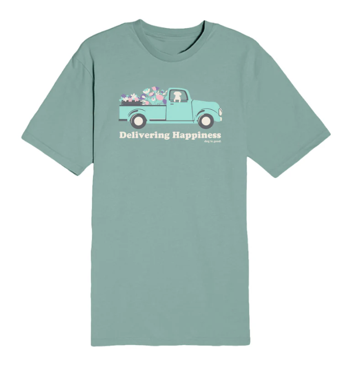 Delivering Happiness T-Shirt
YES!  Your dog does deliver all the happiness!
Celebrate it!