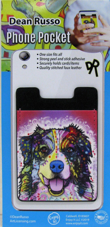 Australian Shepherd Phone Pocket