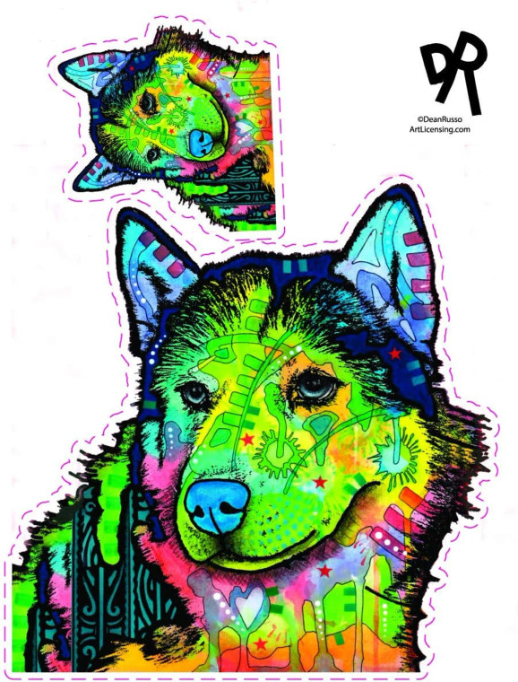 Husky Sticker - 2 Pack