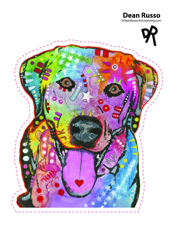 Labrador Sticker - 2 Pack