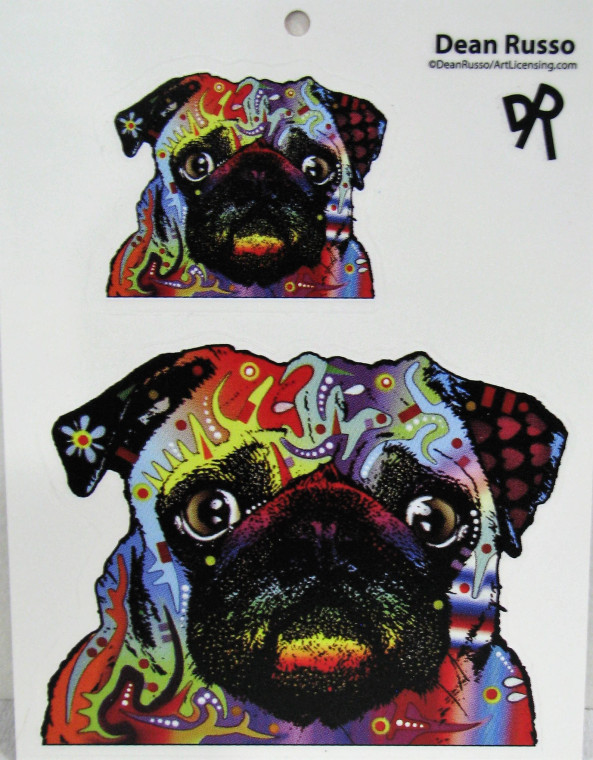 Pug Sticker - 2 Pack