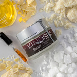 Breath in the fresh rain forest with a touch of citrus. VinoSpa Butter melts as your skin drinks in the moisture and nutrients. Skin is left supple, quenched and rejuvenated.