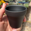 Matte Black Terracotta Pot