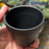 Matte Black Terracotta Pot