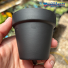 Matte Black Terracotta Pot