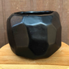 Black Geometric Planter