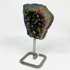 Titanium Aura Quartz [Cluster on Stand]