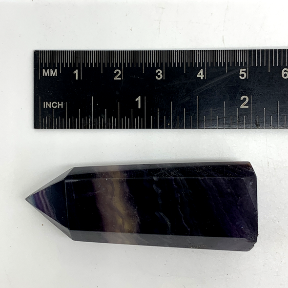 Crystal Point - Rainbow Fluorite for sale at East Austin Succulents