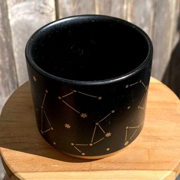 Black & Gold Constellation Planter