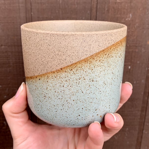 Mint Sandy Dip Pot for sale at East Austin Succulents