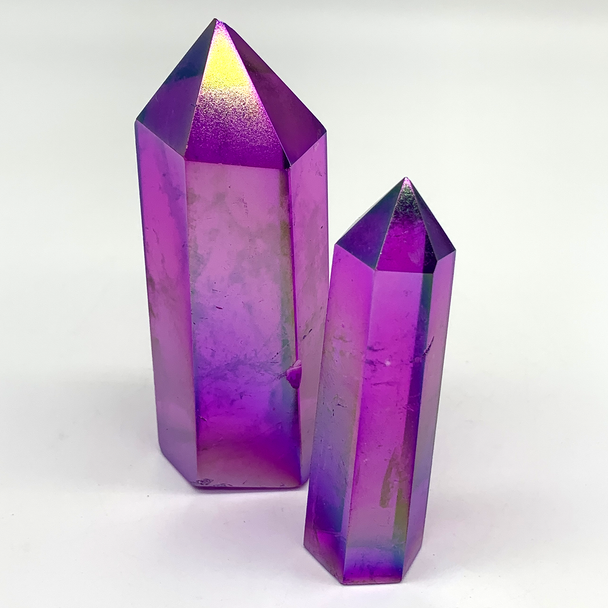 Crystal Point - Pink Aura Quartz [Small] for sale at East Austin Succulents