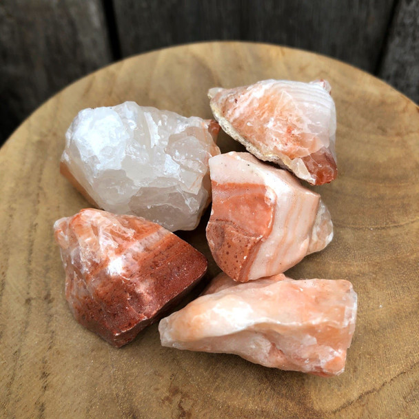 Raw Red Calcite