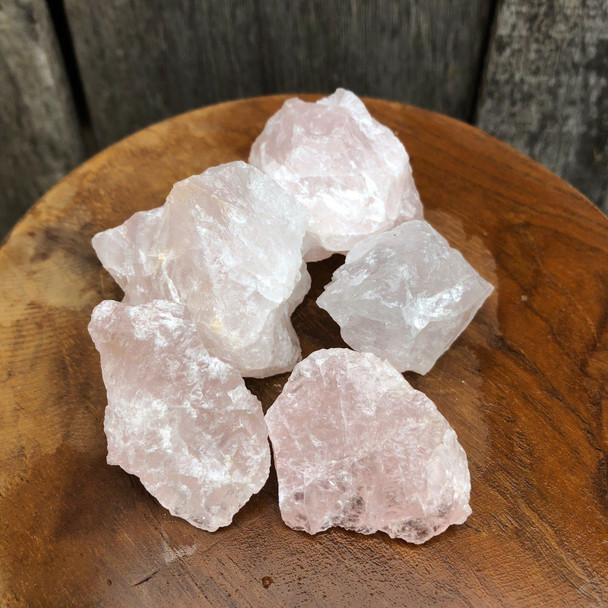 Raw Rose Quartz [Bundle of 5]