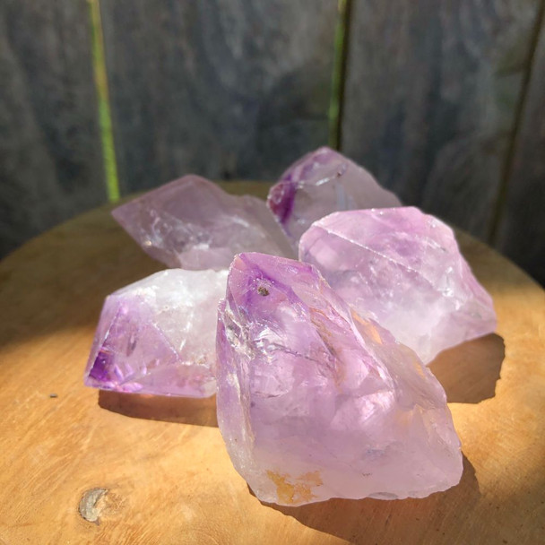 Raw Amethyst Pair