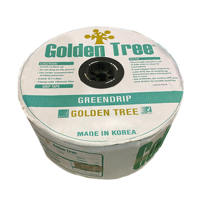 Cintilla greendrip tape diam 6mIl 16 mm espesor .15mm espacio de salida 20 cm 2.0 lts/min