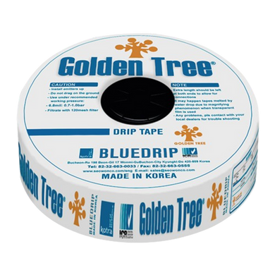 Cintilla Bluedrip Drip Tape 5/8 / Diametro 6 Ml Espesor .15 Mm Esp Salidas 30 Cm