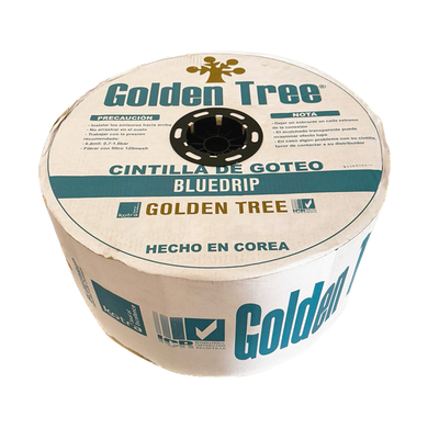 Cintilla Bluedrip Drip Tape 5/8 Diametro 5 Ml Espesor .125 Mm Esp Salidas 20 Cm