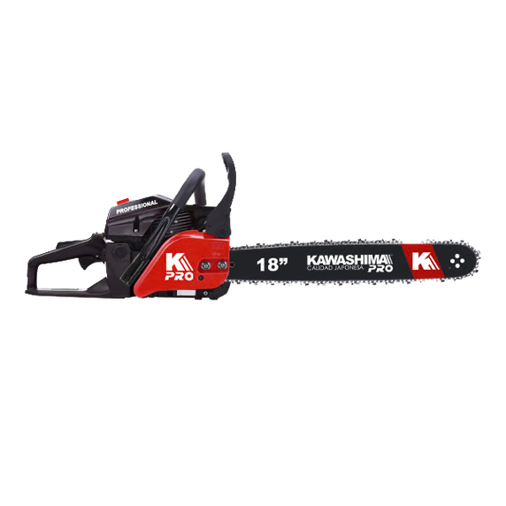 Motosierra profesional 58 cc con 2 barras y cadenas Oregon de 18 pulg