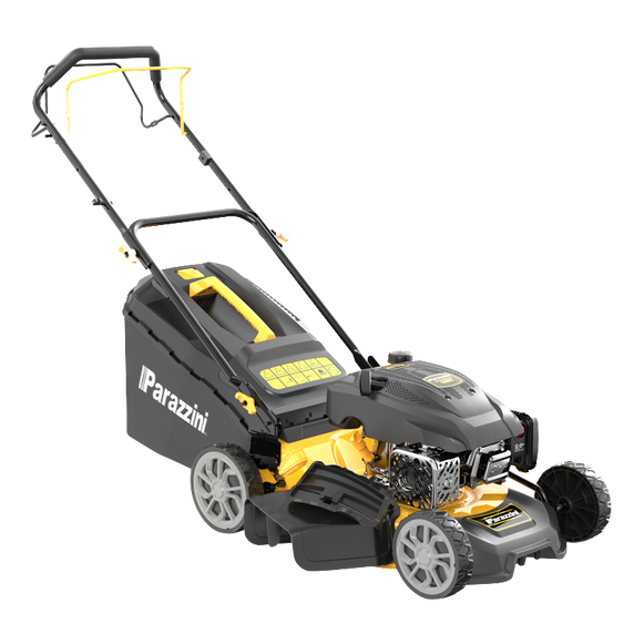 Podadora 190cc con cuchilla de 21 pulg de corte con bolsa recolectora auto propulsada