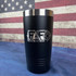 FAFO Laser Etched Tumbler with words, Black