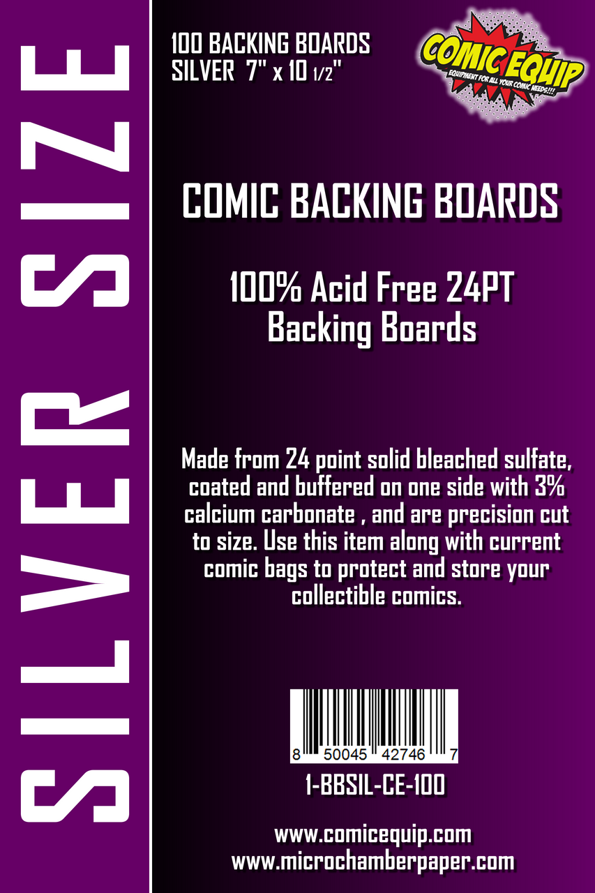 Comic Equip Current Comic Backing Boards 100 Pack