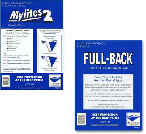 50 - MYLITES2 SUPER GOLD & 50 - FULL-BACK SUPER GOLD Boards