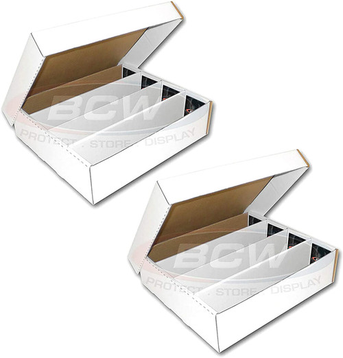 2 BCW Monster Storage Boxes (3,200 CT.)