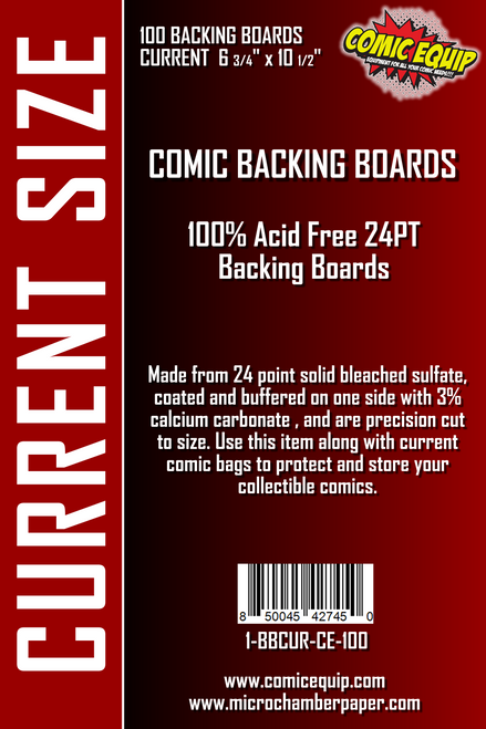 100 BCW Bulk Current Comic Backing Boards 100 Loose Boards