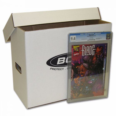 Holds 35-40 Graded Comic Books Graded Comic Storage Box 1 BCW BCW-GCB Holds 35-40 Graded Comic Books Graded Comic Storage Box 1 BCW BCW-GCB