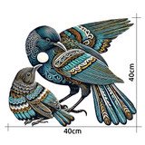 'Eternal Nurture' Tui mother and baby peel & stick wall vinyl sticker