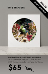 ITEM 32- SIGNED / UNFRAMED 'TUI'S TREASURE'