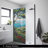 3 - Aqua Waters shower glass privacy film