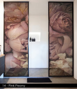 14 - Peony shower glass privacy film