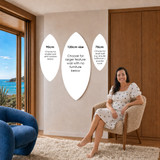 Coastal Chorus Tuis stained glass style 3 sizes