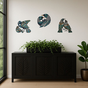Graphic Tui set of 3 peel & stick wall art stickers