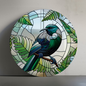 InTuition Tui glass wall art
