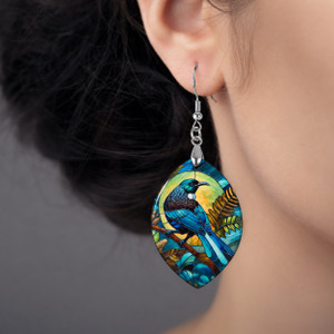 Moonlit Tui earrings