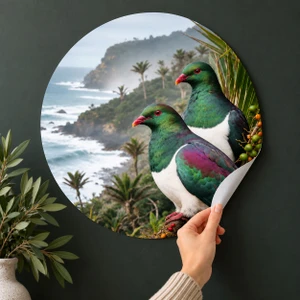 Kereru Wood Pigeon wall art sticker