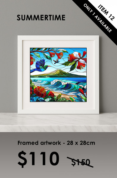 ITEM 12 - FRAMED 'SUMMERTIME'